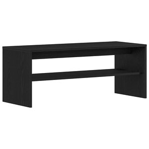 vidaXL Meuble TV chêne noir 100x40x40 cm bois d'ingénierie