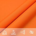 vidaXL Voile de parasol tissu oxford rectangulaire 6x7 m orange