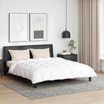 vidaXL Couette Other avec oreiller 3 Pièces Blanc 240 x 260 cm Bas