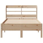 vidaXL Cadre de lit sans matelas 120x200 cm bois de pin massif