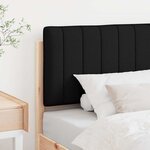 vidaXL Tête de lit capitonnée Marron et Noir 75 cm Pin massif