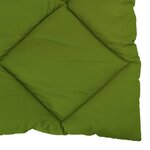 vidaXL Duvet complet toute l'année Vert 200 x 140 cm Microfibre
