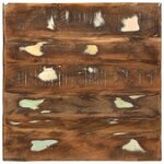 vidaXL Table basse Multicolore 50 x 50 x 35 cm Bois Recyclé Solide