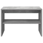 vidaXL Meuble TV gris béton 60x40x40 cm bois d'ingénierie