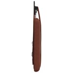 vidaXL Tête de lit suspendue Brun Brillant PU antique
