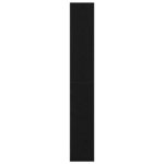 vidaXL Bibliothèque Chêne noir 80 x 30 x 198 cm Bois d'ingénierie