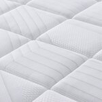 vidaXL Matelas à ressorts ensachés moyen plus 90x200 cm