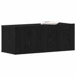 vidaXL Meubles TV Chêne noir 80 x 30 x 30 cm Bois d'ingénierie