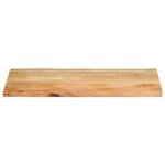 vidaXL Dessus de table 120x60x3 8 cm bord vivant bois massif manguier