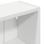 vidaXL Armoire murale de salle de bain Blanc 40 x 16 x 62 5 cm