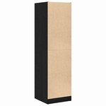 vidaXL Cabinet de Pharmacie Chêne noir 40 x 41 x 144.5 cm