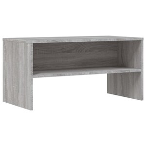 vidaXL Meuble TV sonoma gris 80x40x40 cm bois d'ingénierie