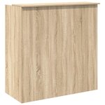vidaXL Bureau réception chêne sonoma 100x50x103 5 cm bois d'ingénierie