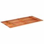 vidaXL Dessus de table bois massif d'acacia 15-16 mm 60x120 cm