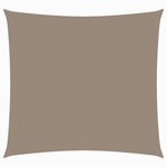 vidaXL Voile de parasol tissu oxford carré 4 5x4 5 m taupe