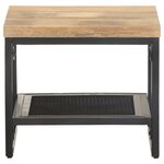 vidaXL Table d'appoint 40x40x35 cm Bois de manguier massif
