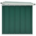 vidaXL Boîte de rangement de jardin Vert 109x67x65 cm
