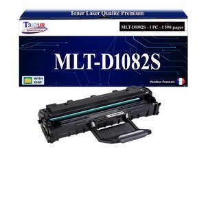 T3AZUR - Toner compatible avec Samsung MLT-D1082S D1082S pour Samsung ML-1640 ML-1640K ML-1641 M-1641K ML-1642K ML-1645 ML-2240 ML-2240K ML-2241 ML-2241K ML-2451DK