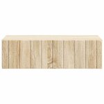 vidaXL Table d'appoint murale Chêne Sonoma 59 x 34 5 x 17 cm