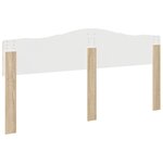 vidaXL Tête de lit Chêne Sonoma 180 cm Bois d'ingénierie