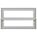vidaXL Planteur de Jardin à 2 Niveaux   100 x 60 x 45 cm  en Acier Galvanisé