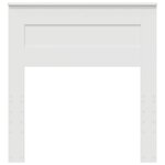 vidaXL Tête de lit Blanc 100 cm Bois d'ingénierie