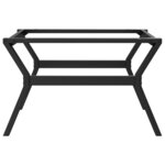 vidaXL Pieds de table basse cadre en Y 80x70x43 cm fonte