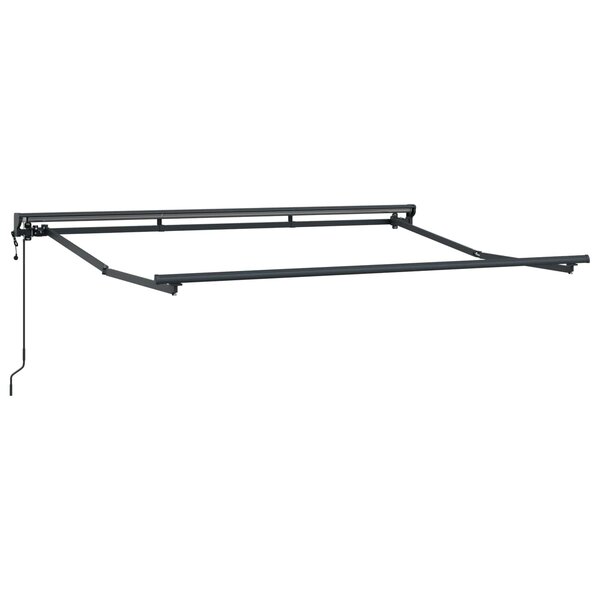 vidaXL Cadre de store rétractable électrique Anthracite 3 x 2 m Acier