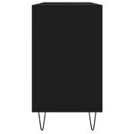 vidaXL Armoire de salle de bain noir 80x33x60 cm bois d'ingénierie