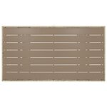 vidaXL Table de jardin Gris 120x70x66 cm Résine tressée