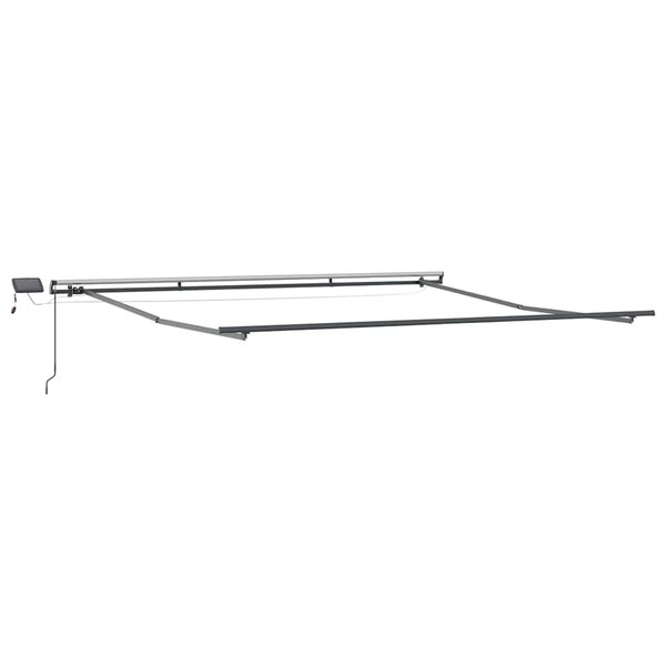 vidaXL Auvent avec Anthracite 4 5 × 3 5 m Métal
