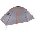 vidaXL Tente de camping 8 personnes orange imperméable