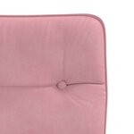 vidaXL Chaises à manger lot de 6 rose velours