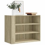 vidaXL Armoire murale chêne sonoma 75x35x60 cm bois d'ingénierie