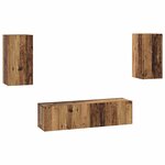 vidaXL Ensemble meuble TV 4 Pièces Bois ancien 30.5 x 30 x 60 cm