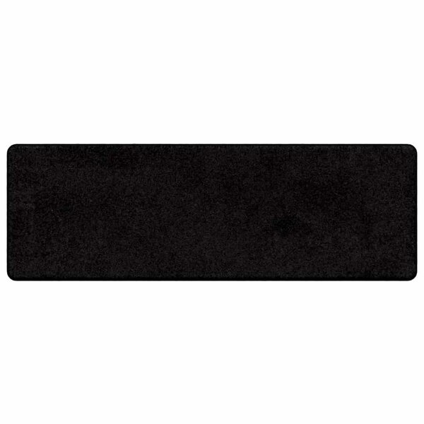 vidaXL Tapis Couloir Noir 50 x 150 cm