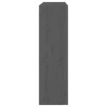 vidaXL Bibliothèque/Séparateur de pièce Gris 80x30x103 5 cm Pin massif