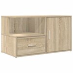 vidaXL Armoire d'angle chêne sonoma 200x40x45 cm bois d’ingénierie