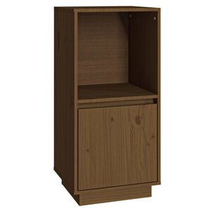 vidaXL Buffet marron miel 38x35x80 cm bois massif de pin