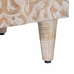 vidaXL Meuble TV Blanc 105 x 33 5 x 46 cm Bois de mangue massif