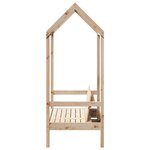 vidaXL Banc avec toit 117 5x70x176 5 cm bois de pin massif