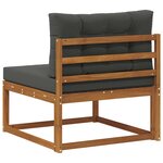 vidaXL Sofa de milieu extérieur Naturel