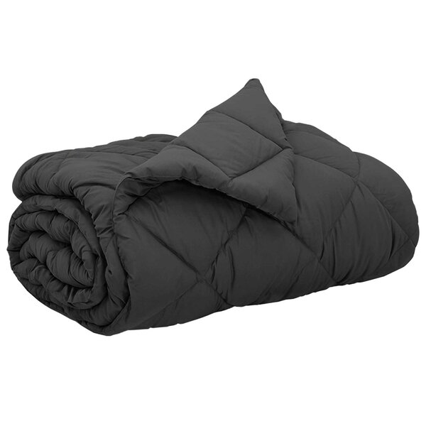 vidaXL Duvet complet toute l'année Anthracite 220 x 240 cm Microfibre