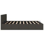 vidaXL Cadre de lit à rangement hydraulique sans matelas 180x200 cm