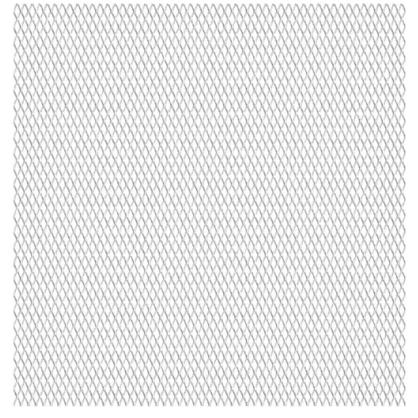 vidaXL Panneau de grillage de jardin Acier inox 100x85 cm 30x17x2 5 mm