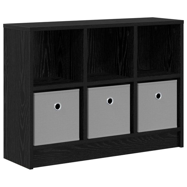 vidaXL Buffet Chêne noir 73 5 x 22 5 x 53 5 cm