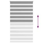 vidaXL Store enrouleur tamisant 100 x 175 cm gris