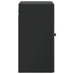 vidaXL Armoire Murale Noir 59 x 31 x 60 cm Bois d'ingénierie