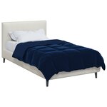 vidaXL Couette d'été 155 x 200 cm Été Microfibre (100  polyester)