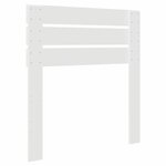vidaXL Tête de lit avec tête de lit Blanc 100 cm Bois d'ingénierie